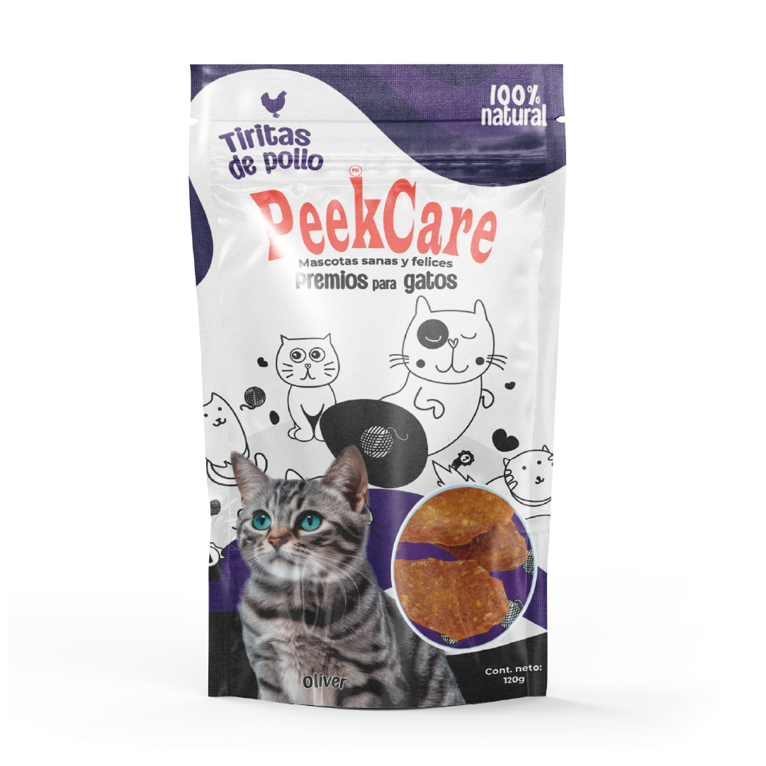 Tiritas de Pollo para Gato