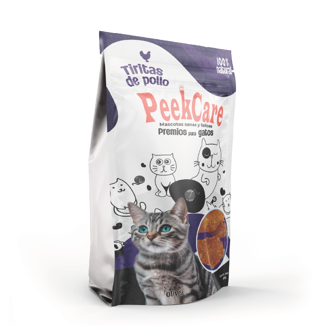 Tiritas de Pollo para Gato