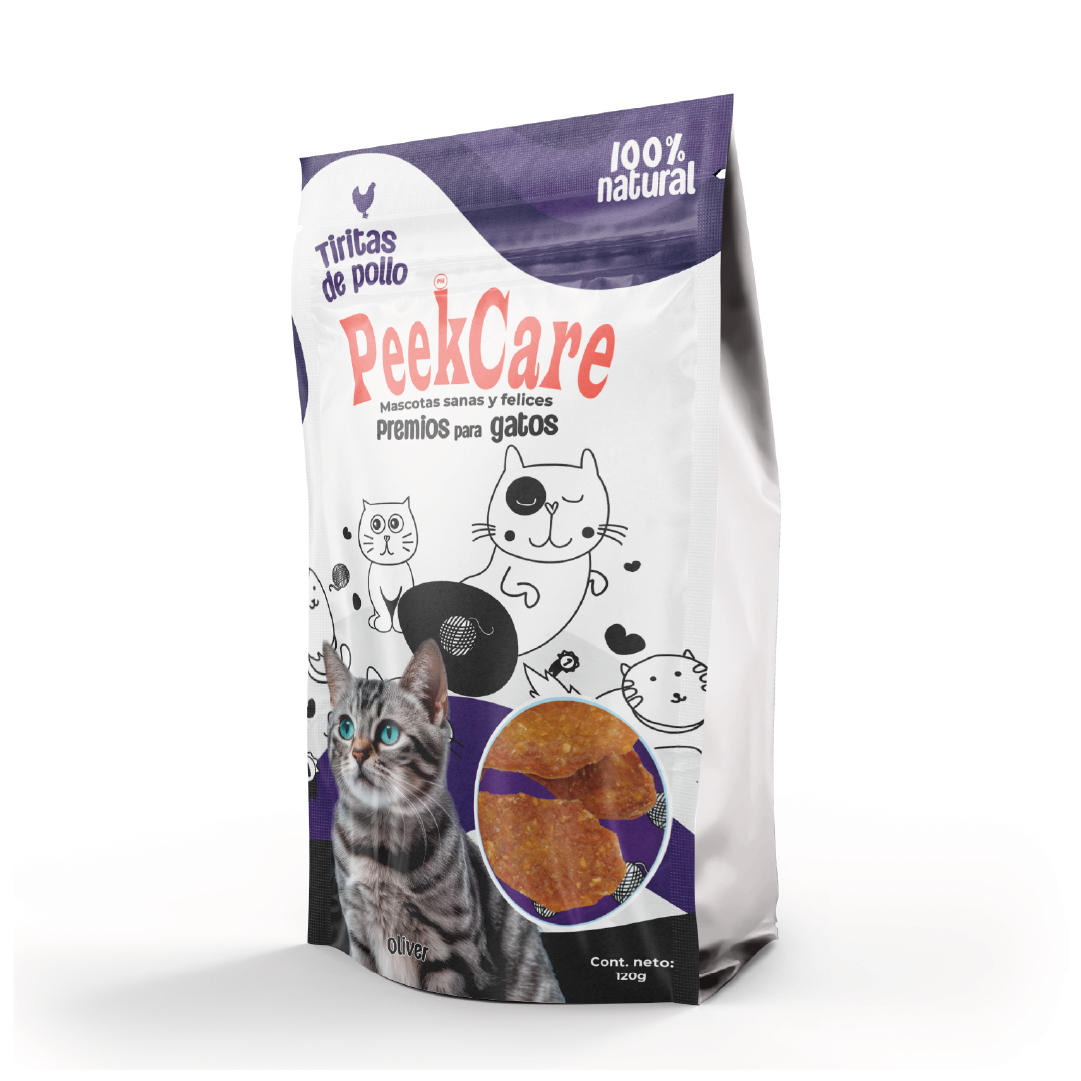 Tiritas de Pollo para Gato